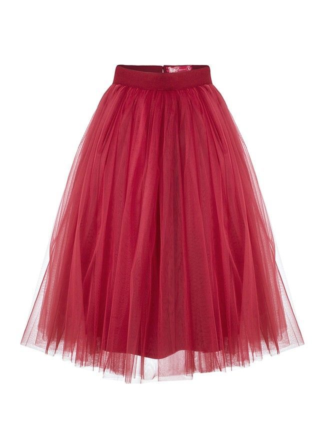 Marsala Bordo Tulle skirt AIRSKIRT
