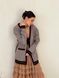 caramel color color Tulle skirt with ruffles AIRSKIRT