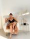 caramel color color Tulle skirt with ruffles AIRSKIRT