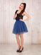 Navy blue Tulle skirt Airskirt mini