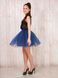Navy blue Tulle skirt Airskirt mini