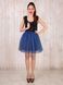 Navy blue Tulle skirt Airskirt mini