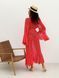 Beach chiffon long cover up with frills Tyu-Tyu! One Size red and white polka dot