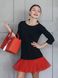 Платье-конструктор AIRDRESS черное со съемной красной юбкой