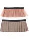 Set of 2 removable skirts fot constructor dress AIRDRESS Tyu-Tyu! XXS: lush latte and beige tartan