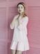Платье-конструктор Тю-Тю! AIRDRESS розовое со съемной черной юбкой из экокожи