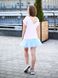Constructor-dress pink Airdress with removable blue skirt