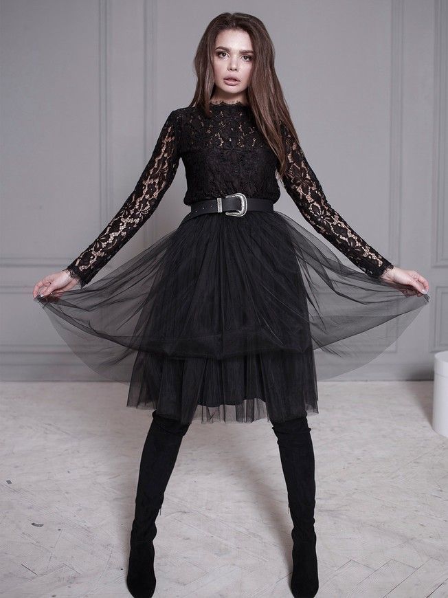 Комплект спідниць-пачок AIRSKIRT Family Look чорний