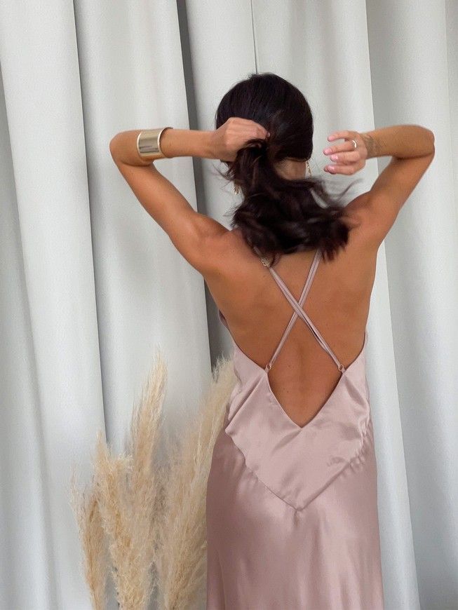 Slip Dress midi Tyu-Tyu! XS blush