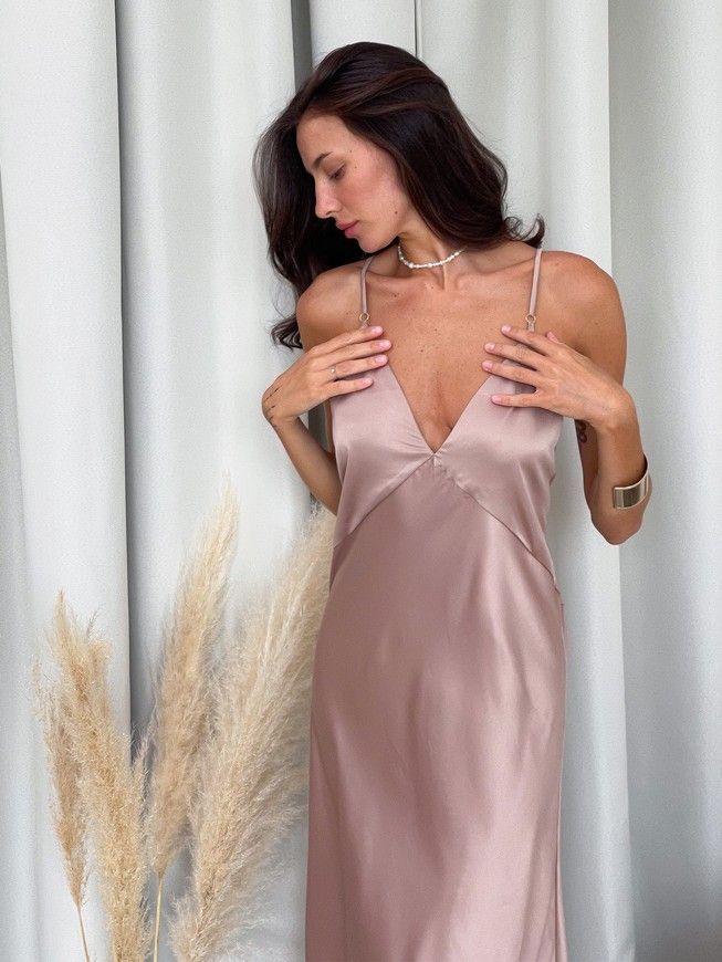 Slip Dress midi Tyu-Tyu! XS blush