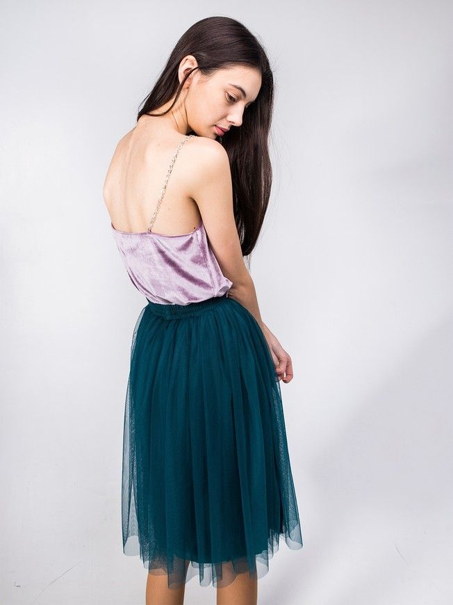 Юбка-пачка AIRSKIRT CASUAL Изумрудная миди