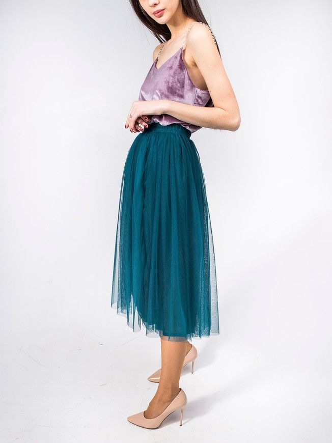 Юбка-пачка AIRSKIRT CASUAL Изумрудная миди