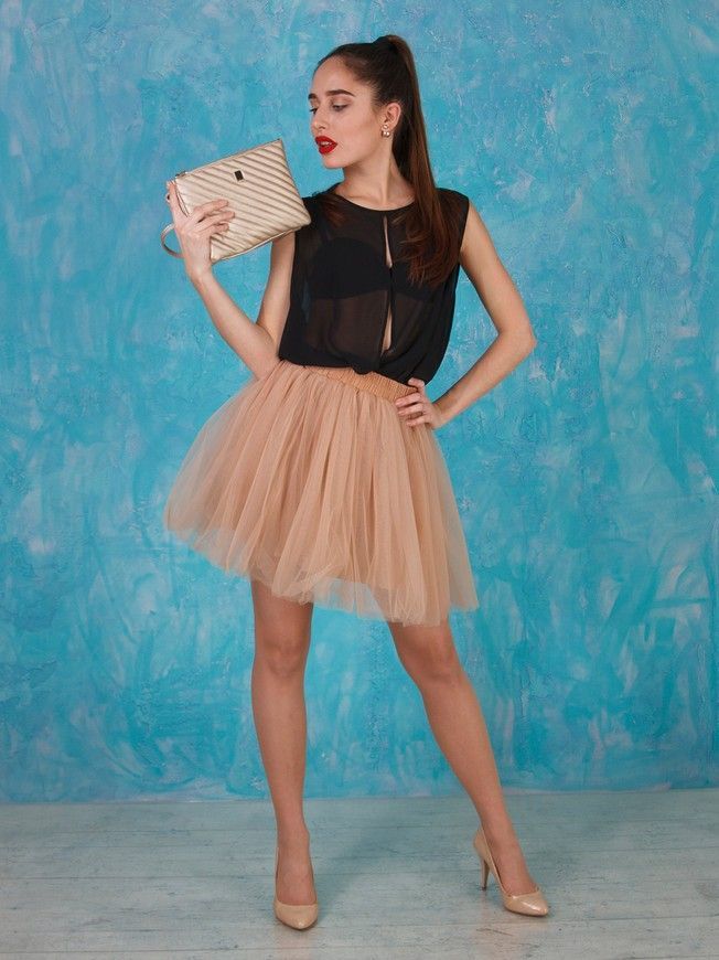 Юбка-пачка AIRSKIRT Нюд мини