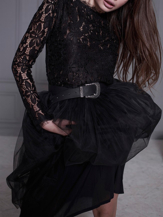 Black Tulle skirt AIRSKIRT 70 cm