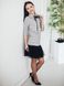 Gray tartan Shirt Airskirt with black tulle skirt