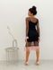 Black Tulle Dress with dusty pink ruffles