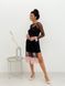 Black Tulle Dress with dusty pink ruffles