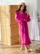 Long batiste cover up Tyu-Tyu! XS/S fuchsia with frills