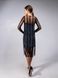 Сукня-сітка Tulle Dress Stripe чорна у смужку