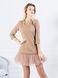 Constructor-dress camel Airdress with removable latte skirt