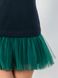 Комплект із 2-х знімних спідничок до сукні-конструктора AIRDRESS Тю-Тю! XXS: пишна смарагдова та зелена у клітинку в складку