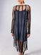 Сукня-сітка Tulle Dress Stripe чорна у смужку