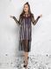 Сукня-сітка Tulle Dress Stripe чорна у смужку