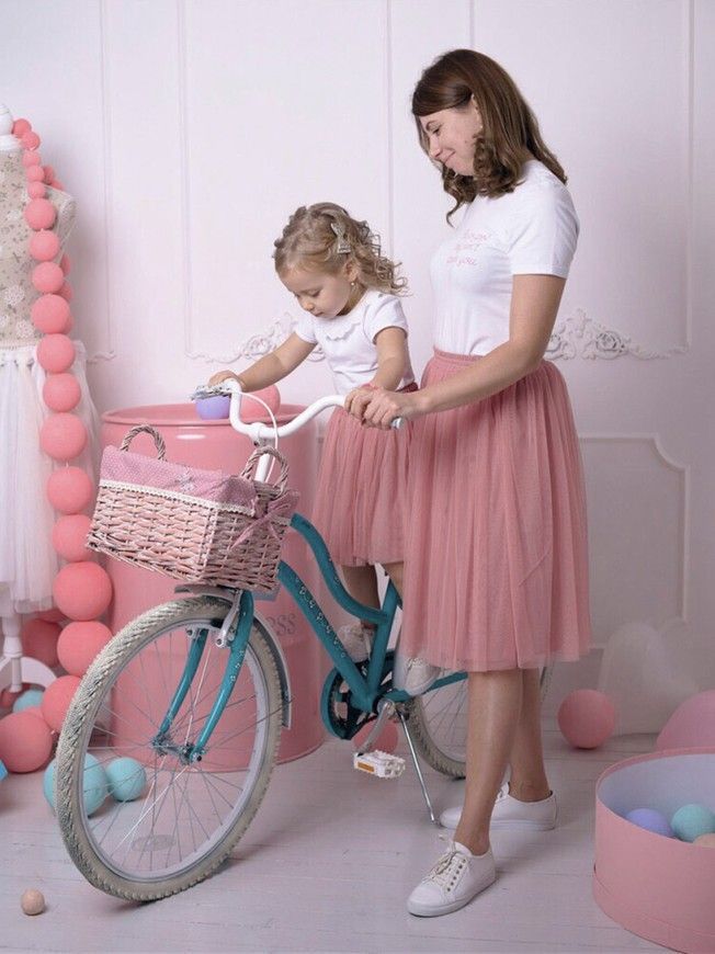 Комплект спідниць-пачок AIRSKIRT Family Look димчасто-сірий