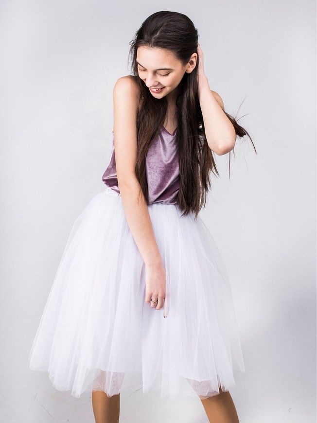 Комплект спідниць-пачок AIRSKIRT Family Look димчасто-сірий