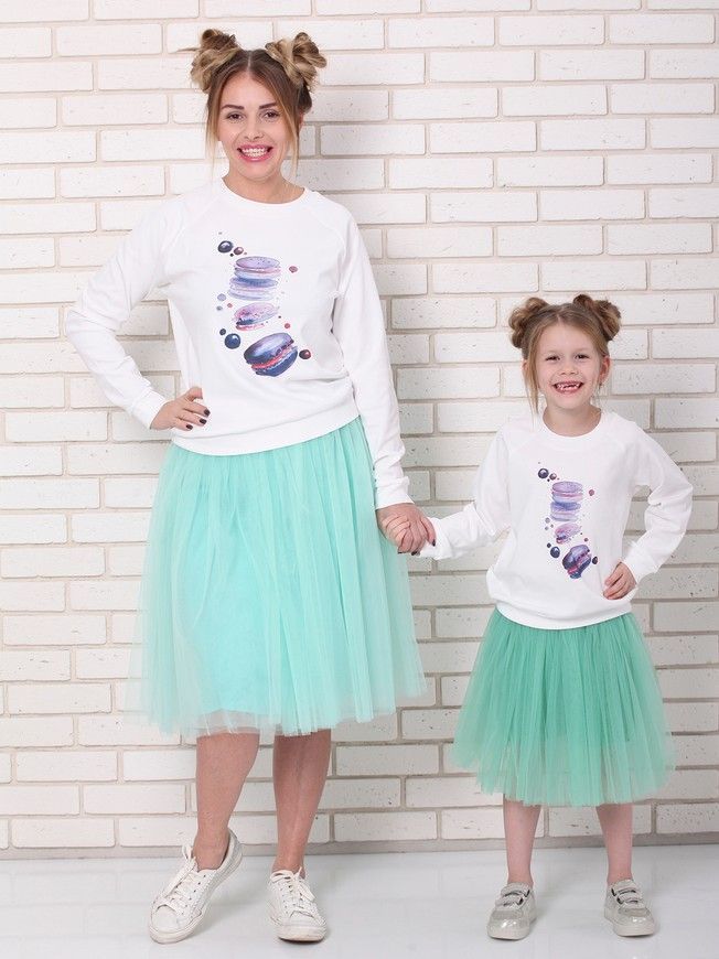 Комплект спідниць-пачок AIRSKIRT Family Look димчасто-сірий