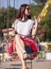 Constructor-dress gray Airdress with removable red skirt