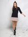AIRDRESS set: black top and 3 removable skirts (lush latte, smoky gray, blush pink)