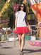 Constructor-dress gray Airdress with removable red skirt