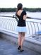 Сукня-конструктор AIRDRESS чорна зі знімною блакитною спідницею
