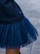 Комплект із 2-х знімних спідничок до сукні-конструктора AIRDRESS Тю-Тю! XXS: пишна синя та червона у клітинку в складку
