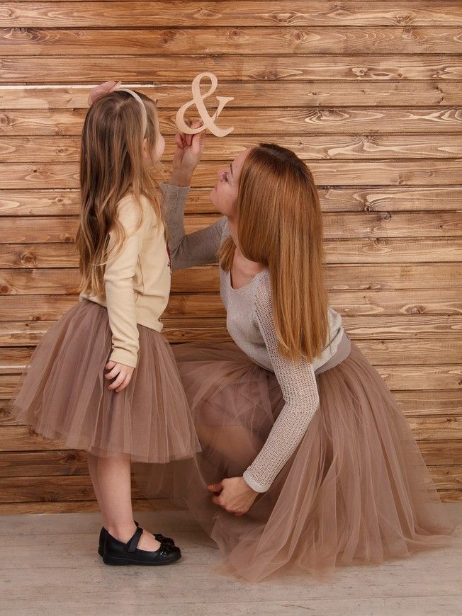 Комплект спідниць-пачок AIRSKIRT Family Look Латте