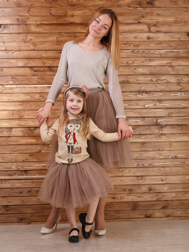 Комплект спідниць-пачок AIRSKIRT Family Look Латте