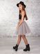 Smoky gray Tulle skirt Airskirt mini