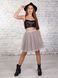 Smoky gray Tulle skirt Airskirt mini