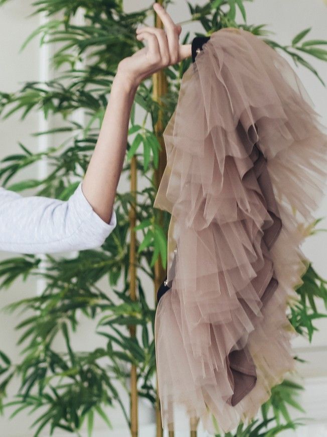Removable skirt for constructor dress AIRDRESS Tyu-Tyu! XXS latte