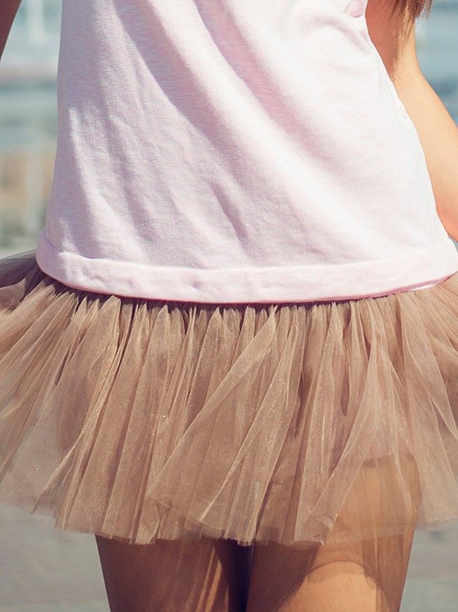 Removable skirt for constructor dress AIRDRESS Tyu-Tyu! XXS latte