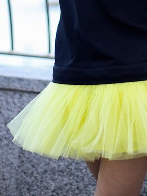 Съемная юбочка к платью-конструктору AIRDRESS Тю-Тю! XXS лимонная