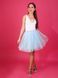 Sky Blue Tulle skirt Airskirt mini