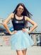 Sky Blue Tulle skirt Airskirt mini