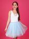 Sky Blue Tulle skirt Airskirt mini