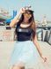 Sky Blue Tulle skirt Airskirt mini