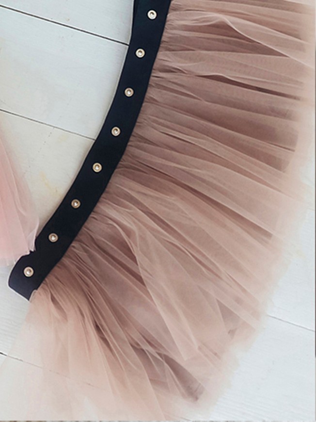 Set of 5 removable skirts fot constructor dress AIRDRESS Tyu-Tyu! XXS: lush graphite gray, marsala, blush pink, latte, smoky
