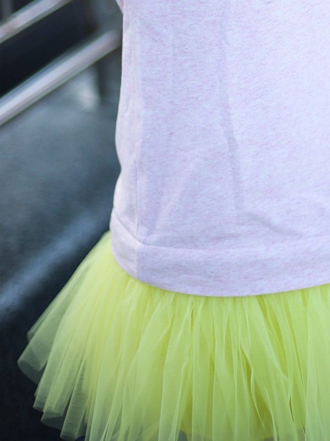 Removable skirt for constructor dress AIRDRESS Tyu-Tyu! XXS lemon