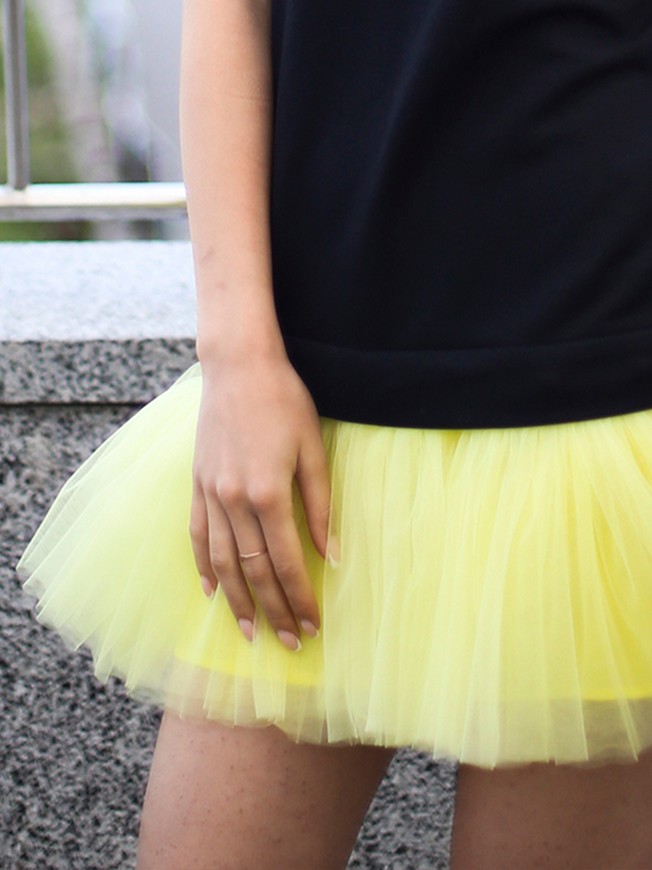 Removable skirt for constructor dress AIRDRESS Tyu-Tyu! XXS lemon