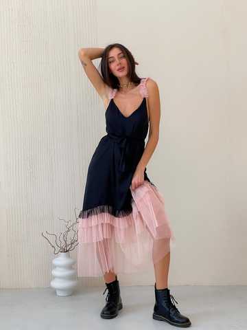 Tulle clearance slip dress